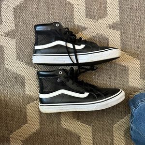 VANS high tops in black